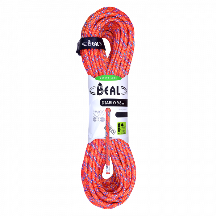 Beal 9.8mm DIABLO UNICORE Classic 70m dynamic rope